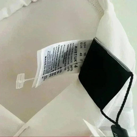 New $168.00 JETS Jessica Allen One Piece Swimsuit Infinity Low Back Sz 10 - Picture 10 of 11